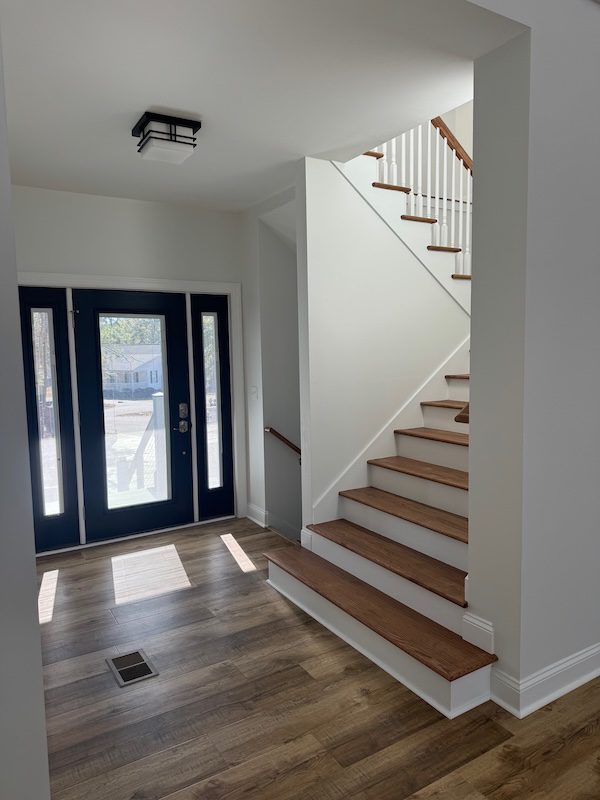 Stairs and Door for New Home